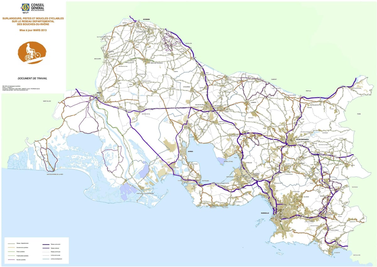kat jeyografik nan Marseille bisiklèt 