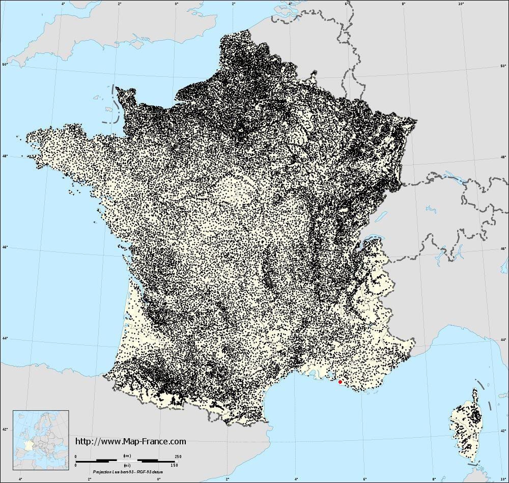 kat jeyografik nan minisipalite yo nan Marseille
