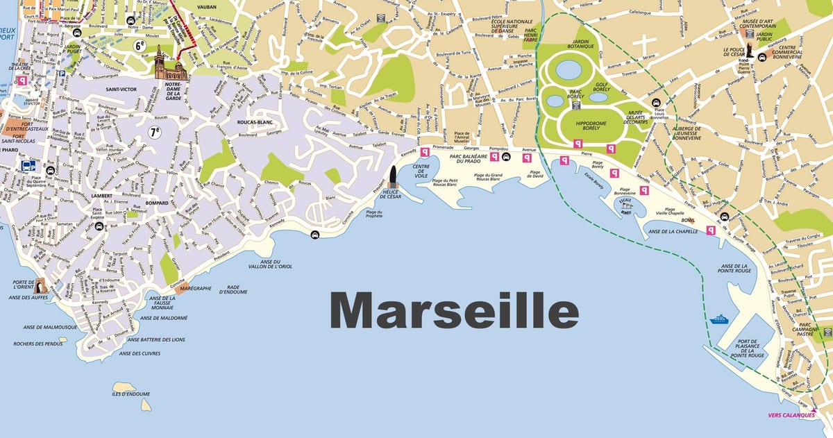 Marseille plaj kat jeyografik