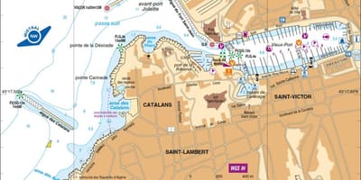Kat jeyografik nan Marseille tèminal kwazyè